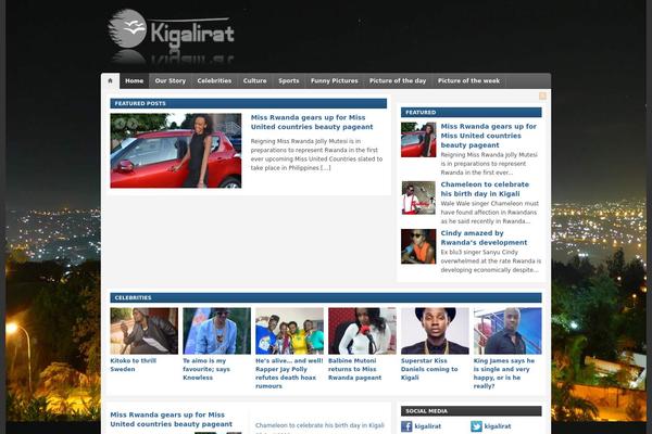 Telegraph theme site design template sample