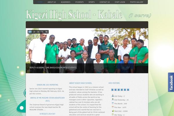 Site using Arscode-social-slider plugin