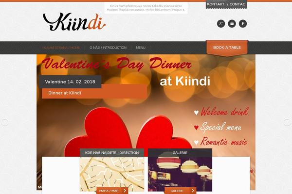 Bistro theme site design template sample