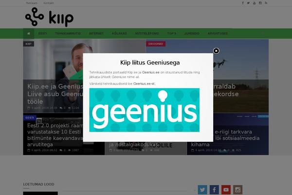 Site using Social Icons plugin