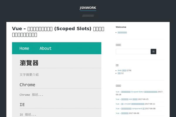 Finch theme site design template sample