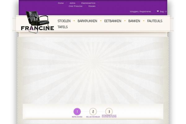 Retro theme site design template sample