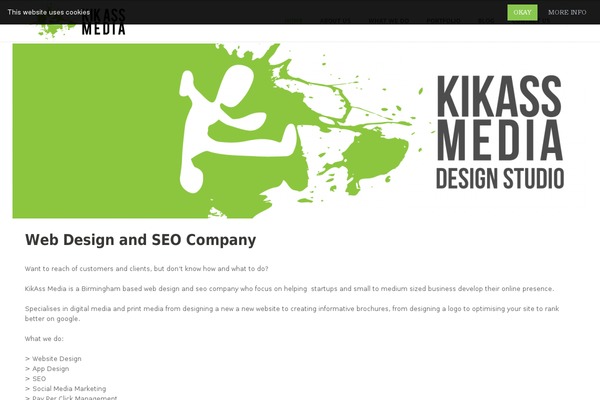 The Ken theme site design template sample