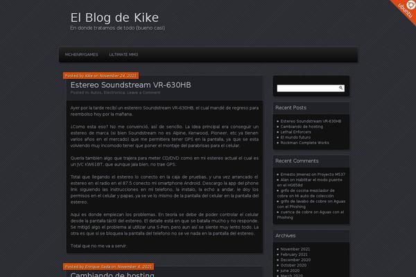 Parament theme site design template sample