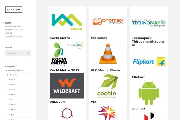 Gridzone theme site design template sample