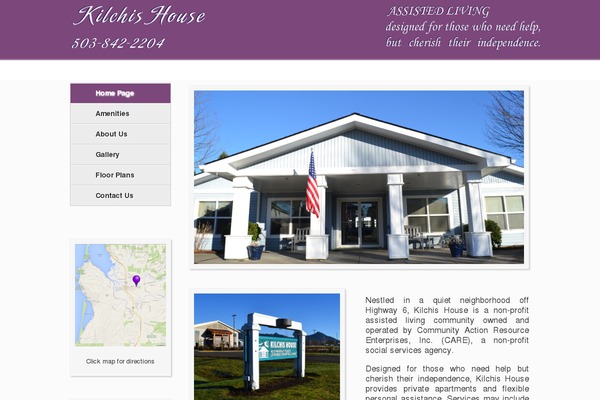 kilchishouse.org site used uDesign
