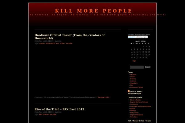 Black-LetterHead theme site design template sample