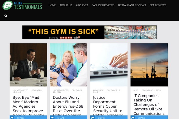SympaGrid theme site design template sample