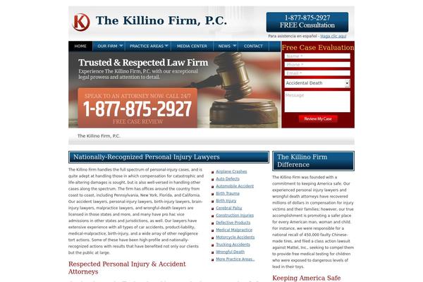 killinofirm.com site used Killinofirmtheme