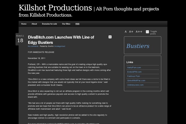 jQ theme site design template sample