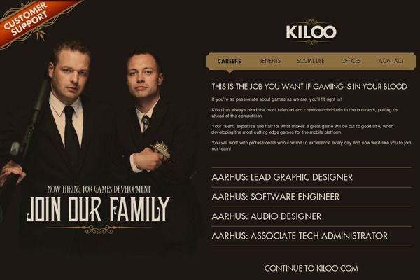 kiloo.com site used Kiloogames
