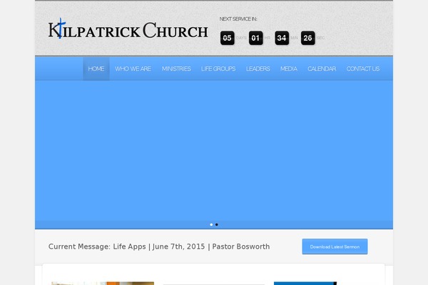 Churchope theme site design template sample