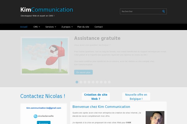 kim-communication.be site used Dividark