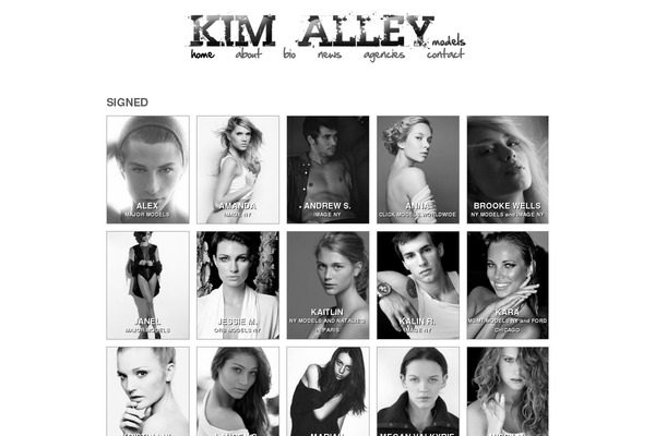 kimalleymodels.com site used Kam