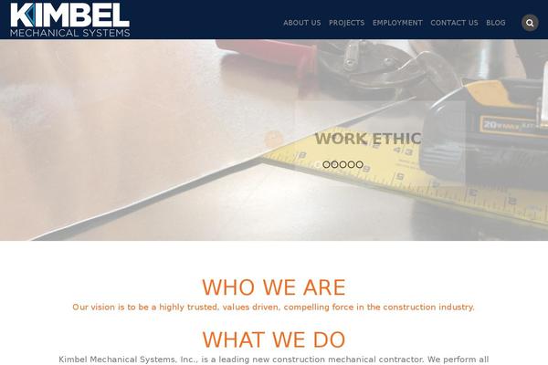 Cherry Framework theme site design template sample