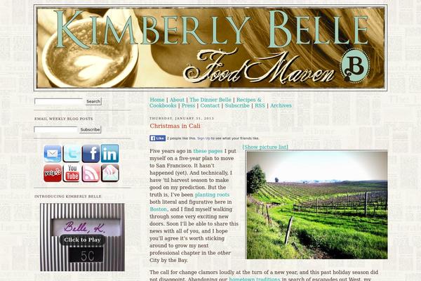 Custom theme site design template sample