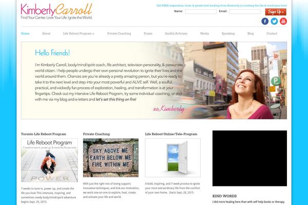 PinkRio theme site design template sample