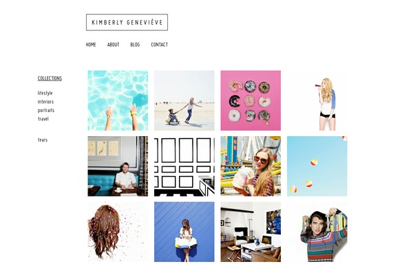 kimberlygenevieve.com site used Semplice6