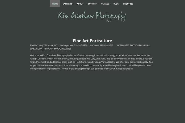 kimcrenshawphotography.com site used Photocrati-theme-v4.7.3