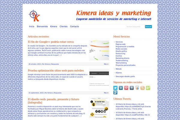 Nouveau theme site design template sample