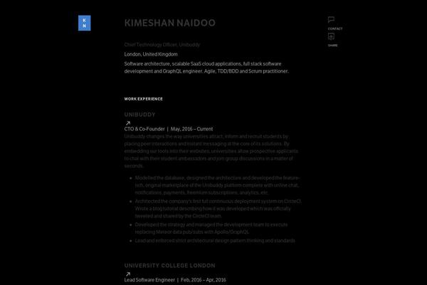 Site using Cherry-blog-layouts plugin