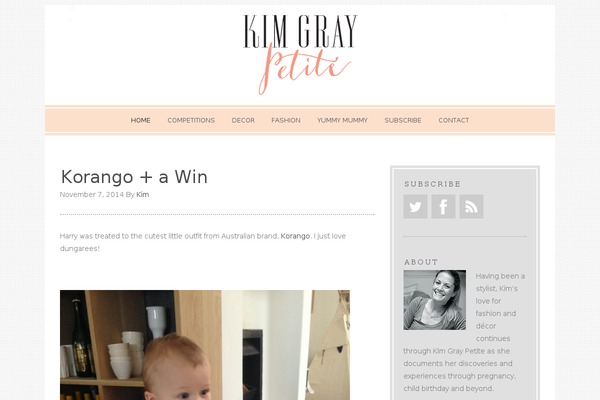 Geraldine theme site design template sample