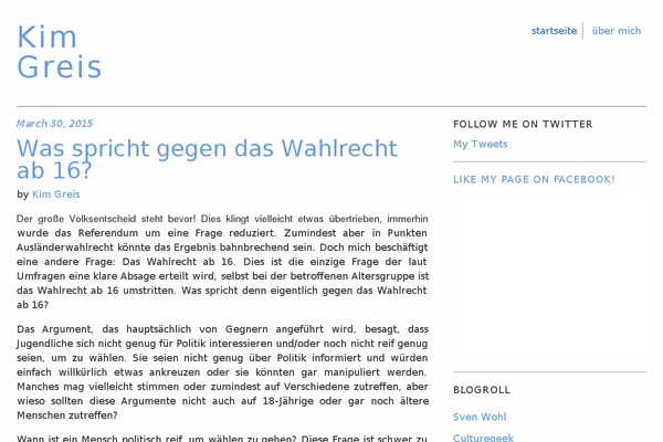 kimgreis.eu site used Serena