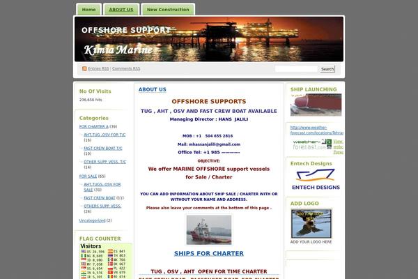kimiamarine.com site used Karauos