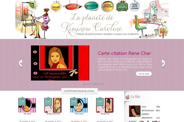 Boutique theme site design template sample