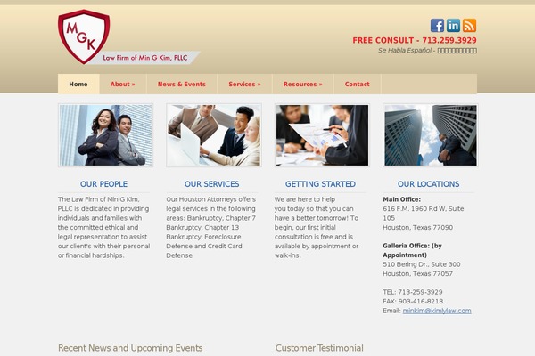 kimlylaw.com site used Wp