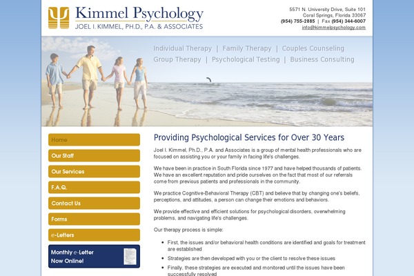 Site using Easing Slider plugin