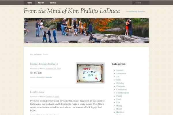 My Life theme site design template sample