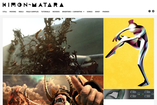 Studiofolio theme site design template sample