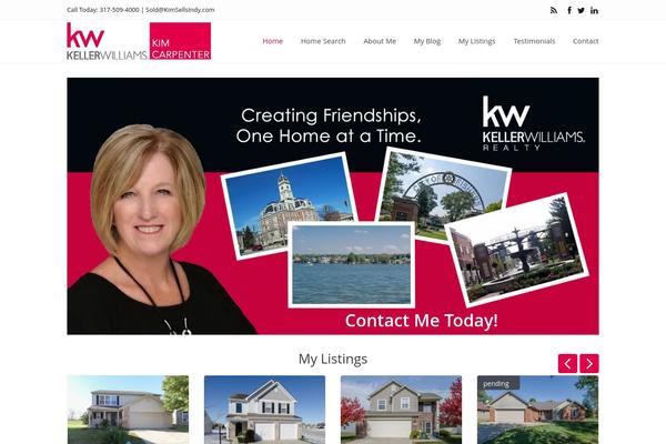 Residence Child theme site design template sample