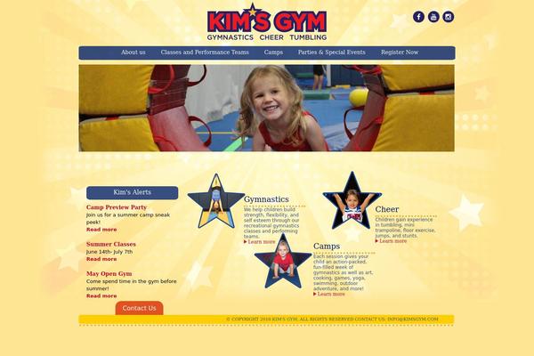 kimsgym.com site used WP Framework