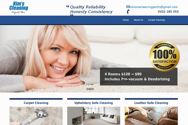 kimshomecleaning.com.au site used Kims
