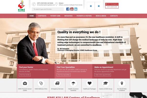MediCenter theme site design template sample