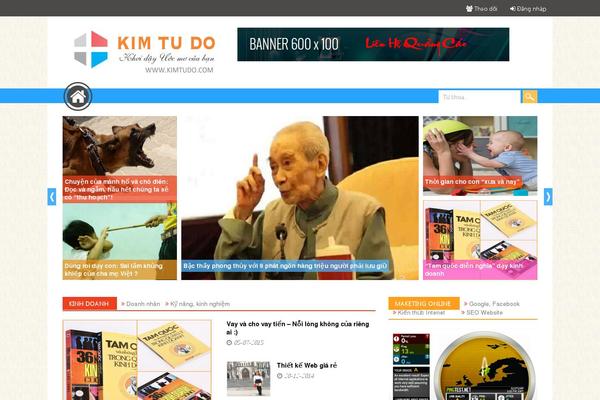 News theme site design template sample