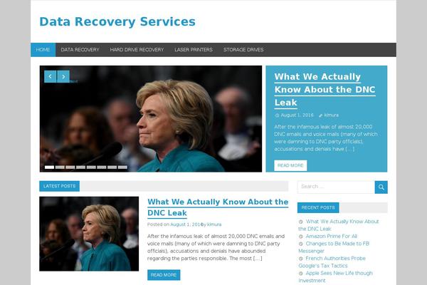 Merlin theme site design template sample