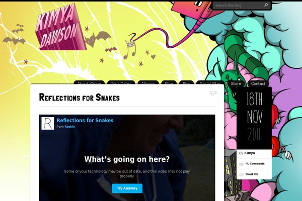 Waves theme site design template sample
