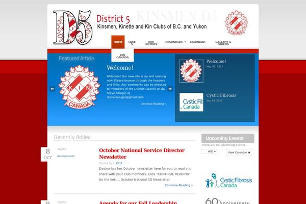 Caulk theme site design template sample