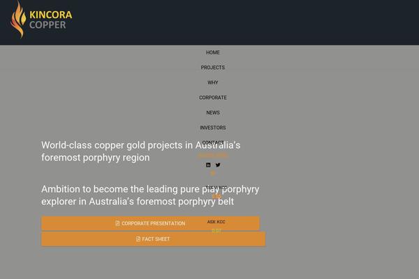 Impreza theme site design template sample