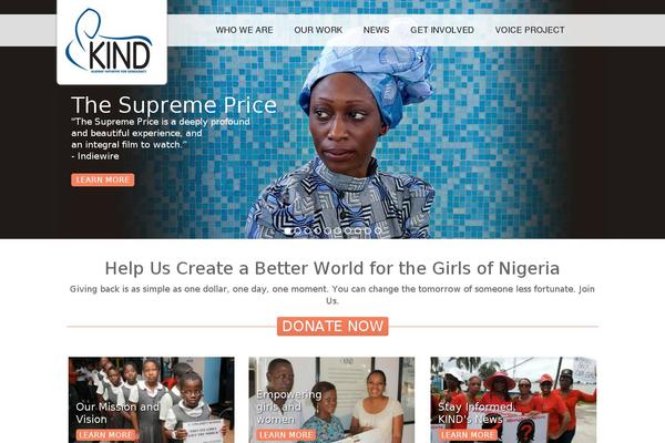 Patricia theme site design template sample