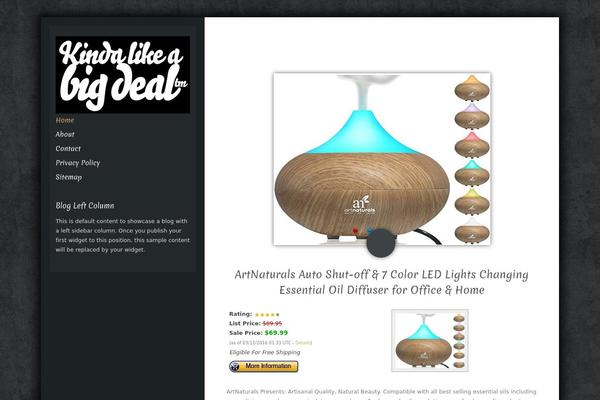 Luminescence Lite theme site design template sample