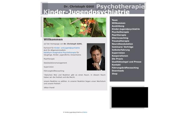 Kinder theme site design template sample