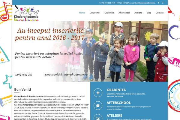 Wp theme site design template sample