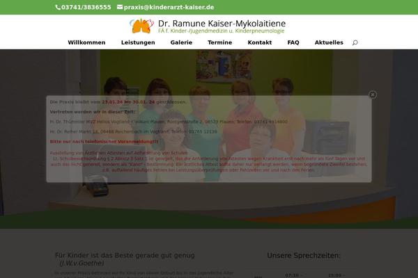 Divi theme site design template sample
