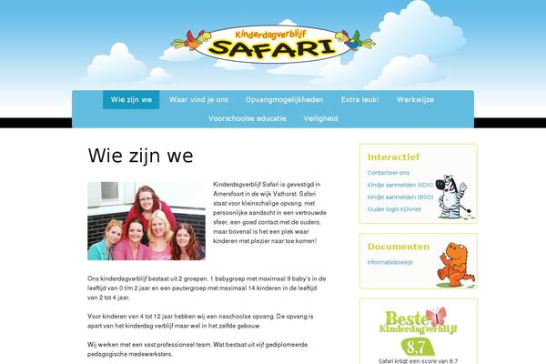 Safari theme site design template sample