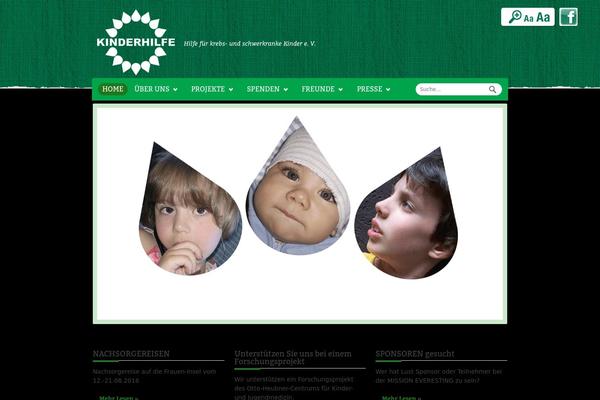 Relief theme site design template sample