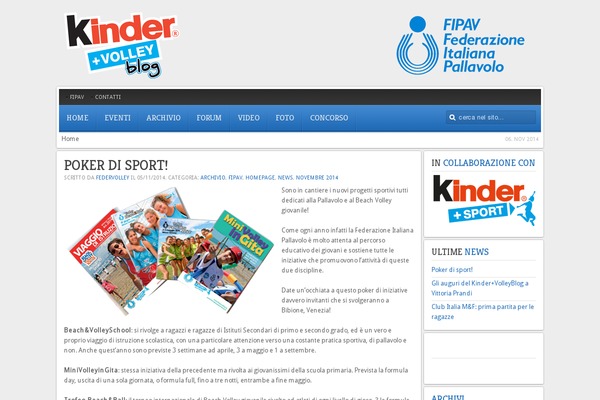 kinderpiuvolleyblog.it site used Revista